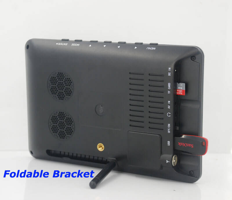  TV portátil de 5 pulgadas, ISDB T Digital Analog TV ATV,  1500mAh Batería LED portátil con sintonizador, auriculares USB de  alimentación pequeña tarjeta de memoria multiinterfaz. : Electrónica
