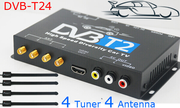 Módulo de TV DVB-T2 H265 Alemaña 2 sintonizador Diversity MPEG4 de alta  velocidade 